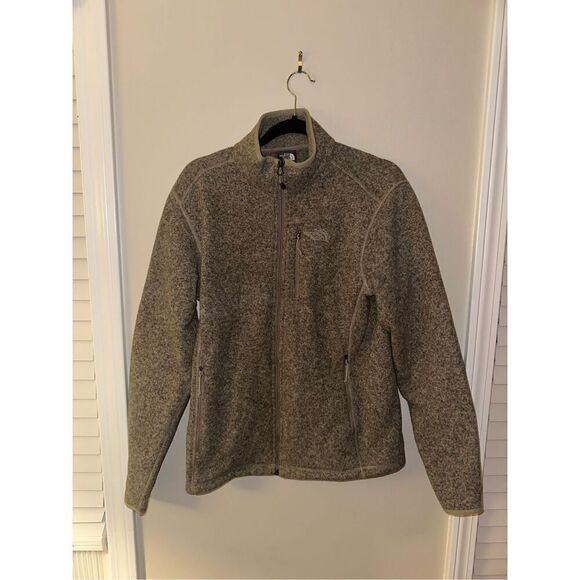 The North Face Men’s Sweater Fleece Quarter Zip, Size Small,  Heather Grey - Picture 1 of 7